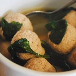 Turkey and Ricotta Meatball Soup