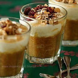 Rhubarb, Muesli and Yogurt Cups