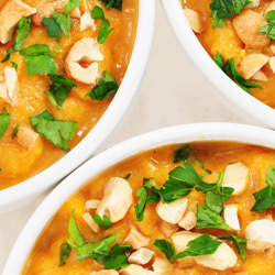 Curried Potato And Cauliflower Soup