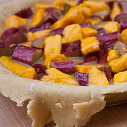 Mango Rhubarb Pie