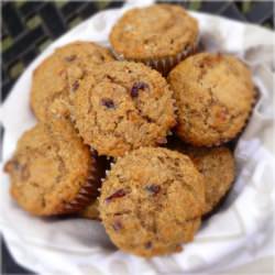 Cranberry Pecan Bran Muffins