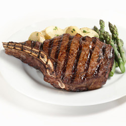 BBQ-Grilled Ribeye Steak