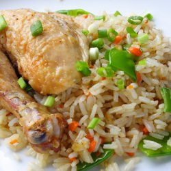 Roast Chicken Veg Fried Rice