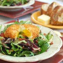 Salad Lyonnaise with Crispy Egg