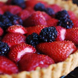 Strawberry-Blackberry Tart