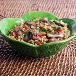 Barley Sausage Skillet