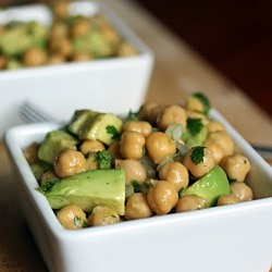Avocado and Chickpea Salad