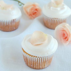 Vanilla Cupcakes with Rosewater