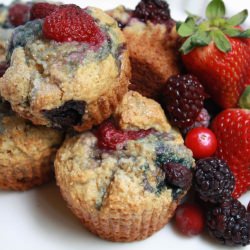 Mixed Berry Brown Sugar Muffin
