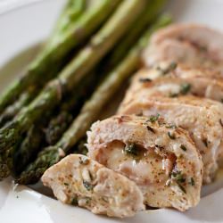 Grilled Chicken Cordon Bleu