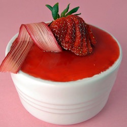 Frozen Rhubarb Mousse
