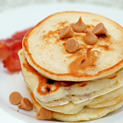 Peanut Butter Chip Pancakes