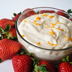 Orange Cream Fruit Dip