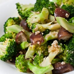 Broccoli and Shiitake Mushroom
