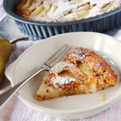 Pear and Hazelnut Torta
