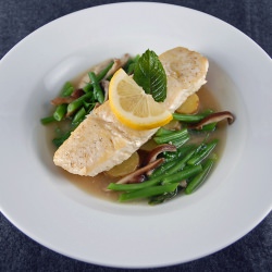 Jody Adams’ Braised Halibut