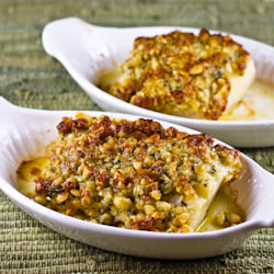Baked White Fish with Pine Nuts