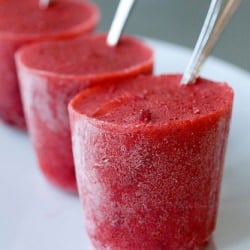 Very Strawberry Ice Pops