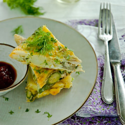 Asparagus Fennel Tortilla