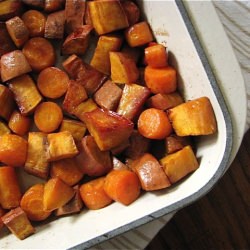 Pomegranate Roasted Root Veggies