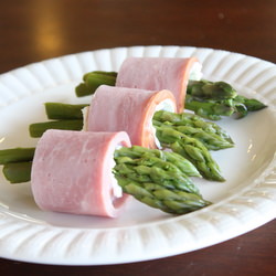 Ham and Asparagus Rolls
