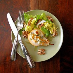 Baked Pear and Gorgonzola Salad