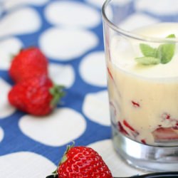 Strawberries & Whiskey Sabayon