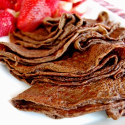 Flourless Chocolate Crepes