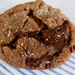 Chocolate Brandied Raisin Cookies