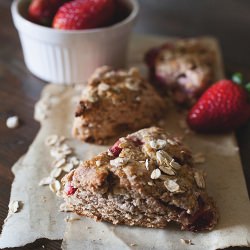 Strawberry and Almond Scones