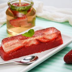 Strawberry Ginger Ale Terrine