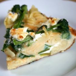 Frittata with Pasta and Greens