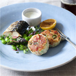 Smoked Mackerel, Spring Salad