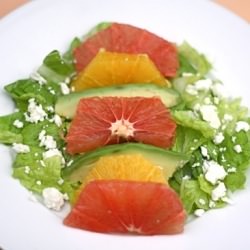 Grapefruit, Orange, Avocado Salad