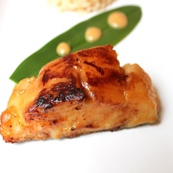 Black Cod with Miso and Sticky Rice