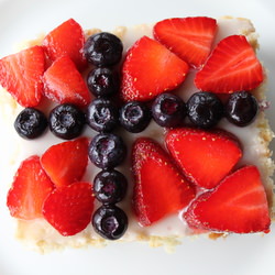 Norwegian Flag Cake