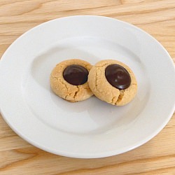 Chocolate Thumbprint Cookies