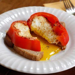 Red Pepper Egg-In-A-Hole