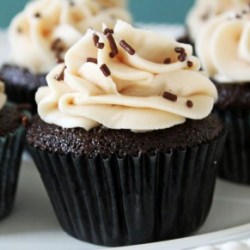 Salted Caramel Chocolate Cupcakes