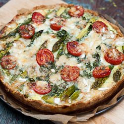 Green Asparagus Tart