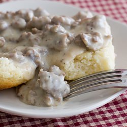 Biscuits and Sausage Gravy