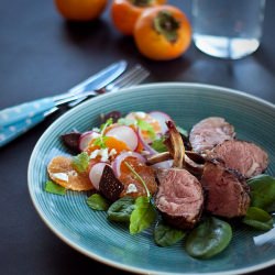 Lamb Rack with Orange, Mint & Fig