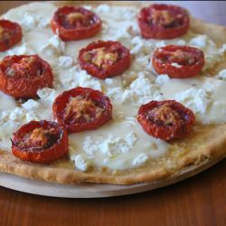 Roasted Tomato & Goat Cheese Pizza