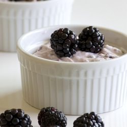 Blackberry Cheesecake Pots