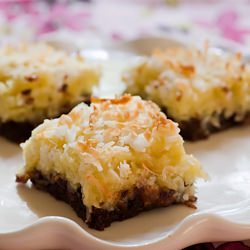 Black Bottom Coconut Bars