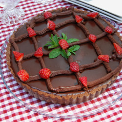 Strawberry and Chocolate Tart