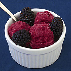 Blackberry Cabernet Sorbet