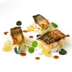 Saffron Orange Mackerel Salad