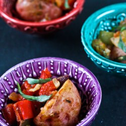 Peperonata with Potatoes