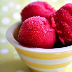 Cranberry Pomegranate Sorbet
